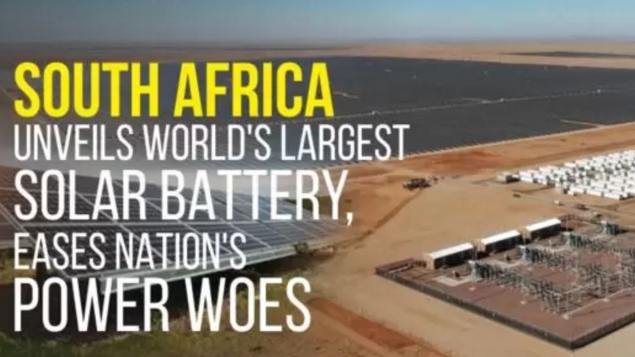 Powering Progress: The World's Largest Solar Battery